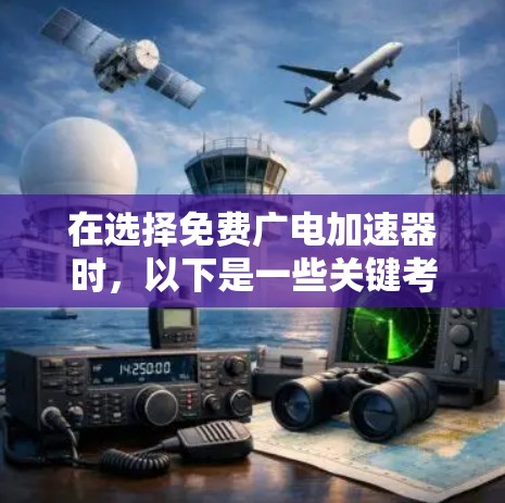 在选择免费广电加速器时,以下是一些关键考虑的因素,帮助你做出明智的决定 在选择免费广电加速器时,以下是一些关键考虑的因素,帮助你做出明智的决定