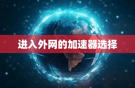 进入外网的加速器选择