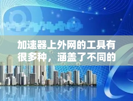 加速器上外网的工具有很多种，涵盖了不同的功能和分类。以下是一些常见的加速器推荐，适合在上外网使用