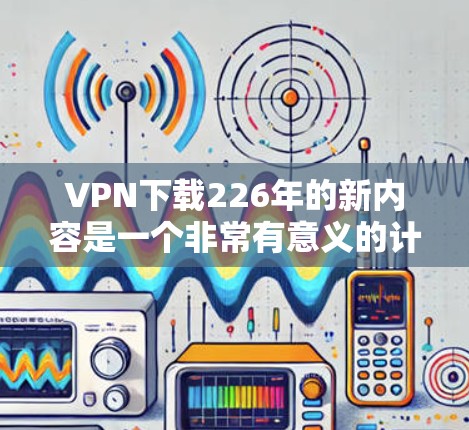 VPN下载226年的新内容是一个非常有意义的计划。以下是一些关键点和建议,帮助您更好地规划和执行这一计划 VPN下载226年的新内容是一个非常有意义的计划。以下是一些关键点和建议,帮助您更好地规划和执行这一计划