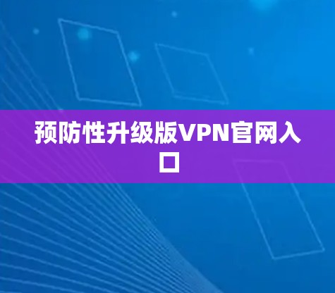 预防性升级版VPN官网入口