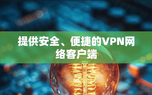 提供安全、便捷的VPN网络客户端 提供安全、便捷的VPN网络客户端