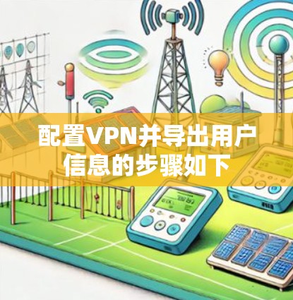配置VPN并导出用户信息的步骤如下