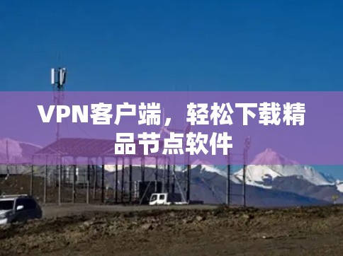 VPN客户端,轻松下载精品节点软件 VPN客户端,轻松下载精品节点软件