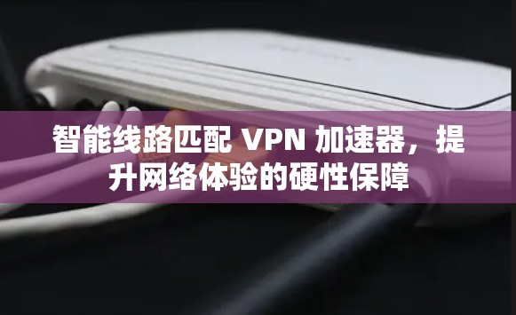 智能线路匹配 VPN 加速器,提升网络体验的硬性保障 智能线路匹配 VPN 加速器,提升网络体验的硬性保障