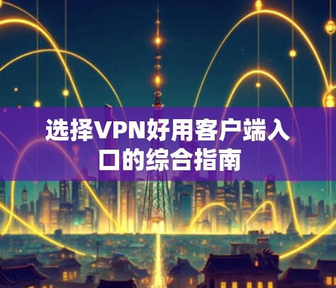 选择VPN好用客户端入口的综合指南