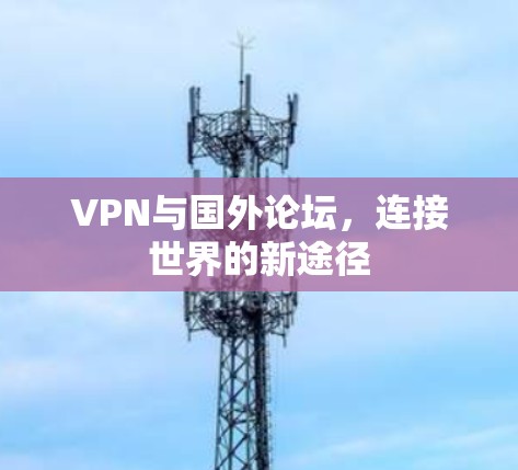 VPN与国外论坛,连接世界的新途径 VPN与国外论坛,连接世界的新途径