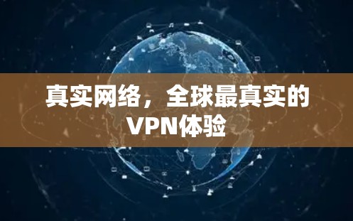 真实网络,全球最真实的VPN体验 真实网络,全球最真实的VPN体验